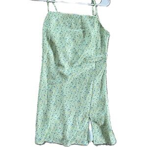 Princess Polly Green and Blue Floral Dress